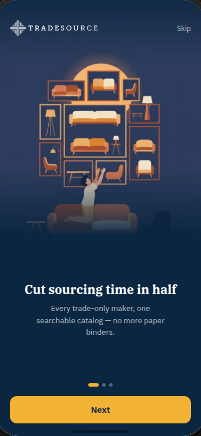 TradeSource prototype